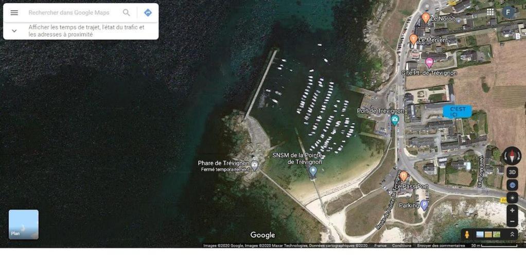 A Moins De 100 Metres De La Mer A La Pointe De Trevignon Tregunc Exterior photo